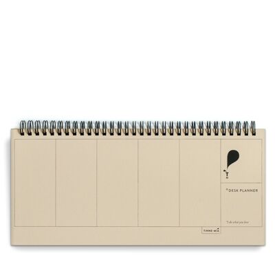 Bureauplanner 13x29 / Jaune Doux