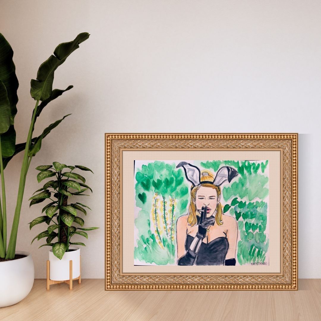 Print Format A4 - Bridget fume (reproduction)