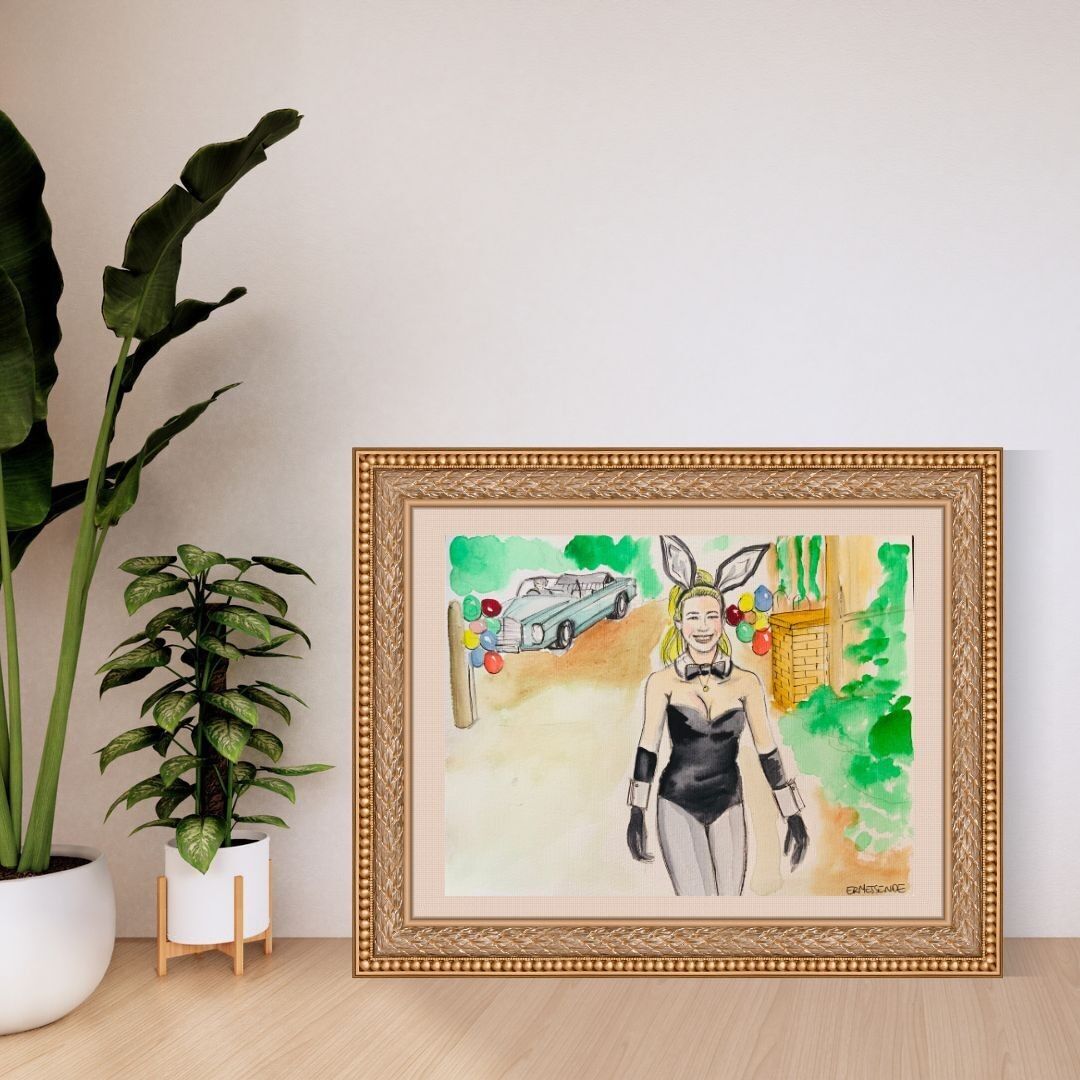 Print Format A4 - Bunny Bridget (reproduction)