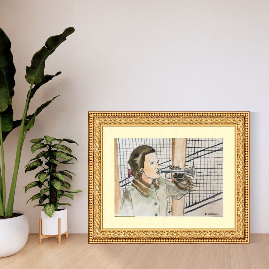 Print Format A4 - Mme Musquin (reproduction)