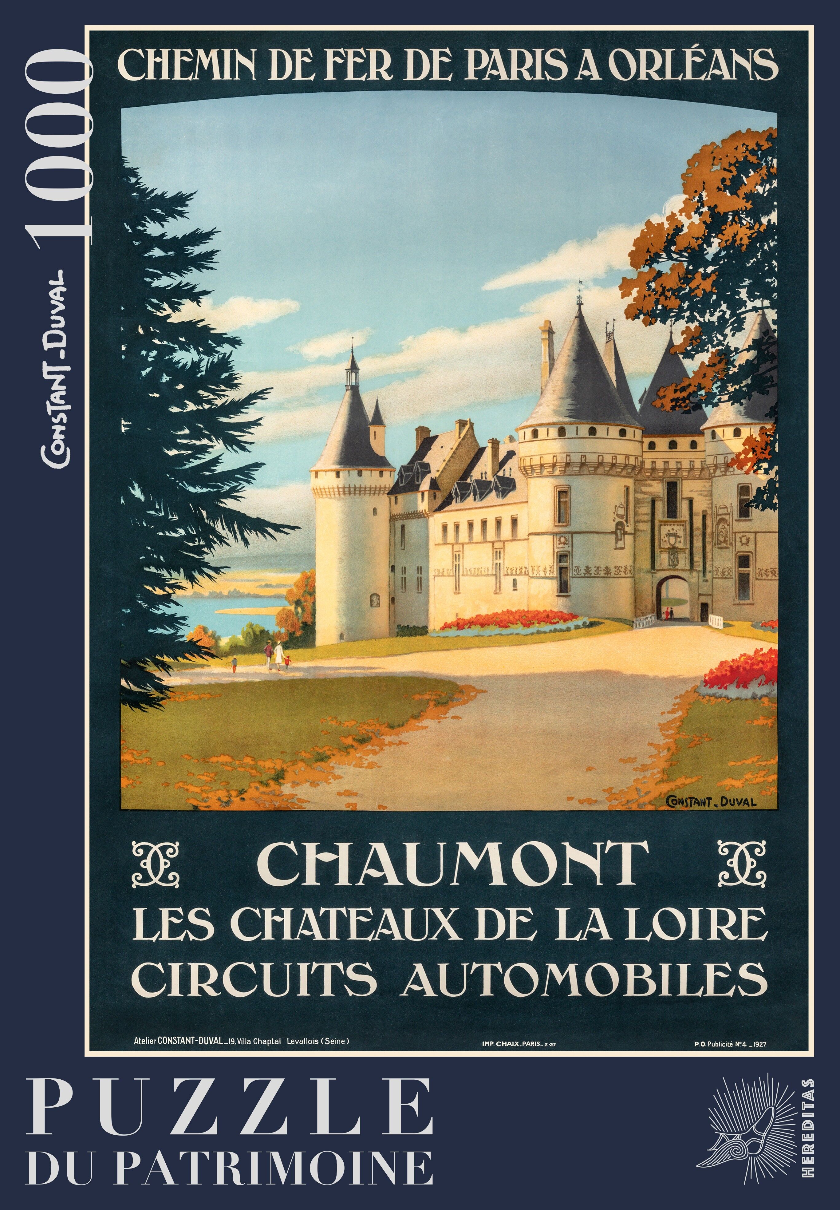 1000-piece puzzle - Château de Chaumont-sur-Loire by Constant-Duval