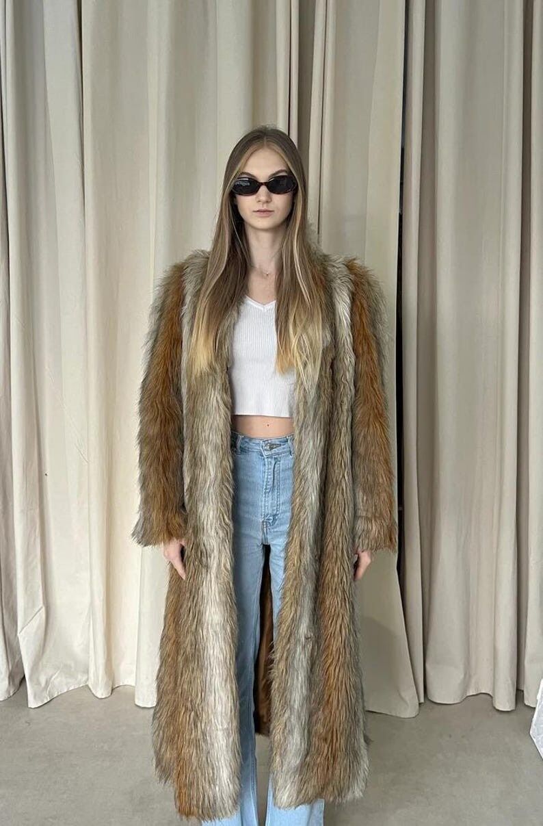 Luxury Handmade Red Fox Fur Coat: Long Winter Outwear