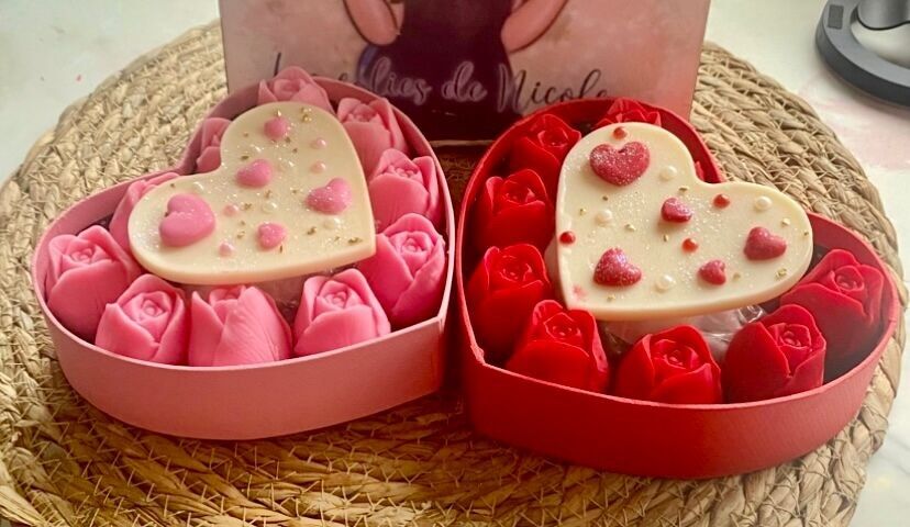 ❤️ Cœur Tulipes – collection Saint-Valentin