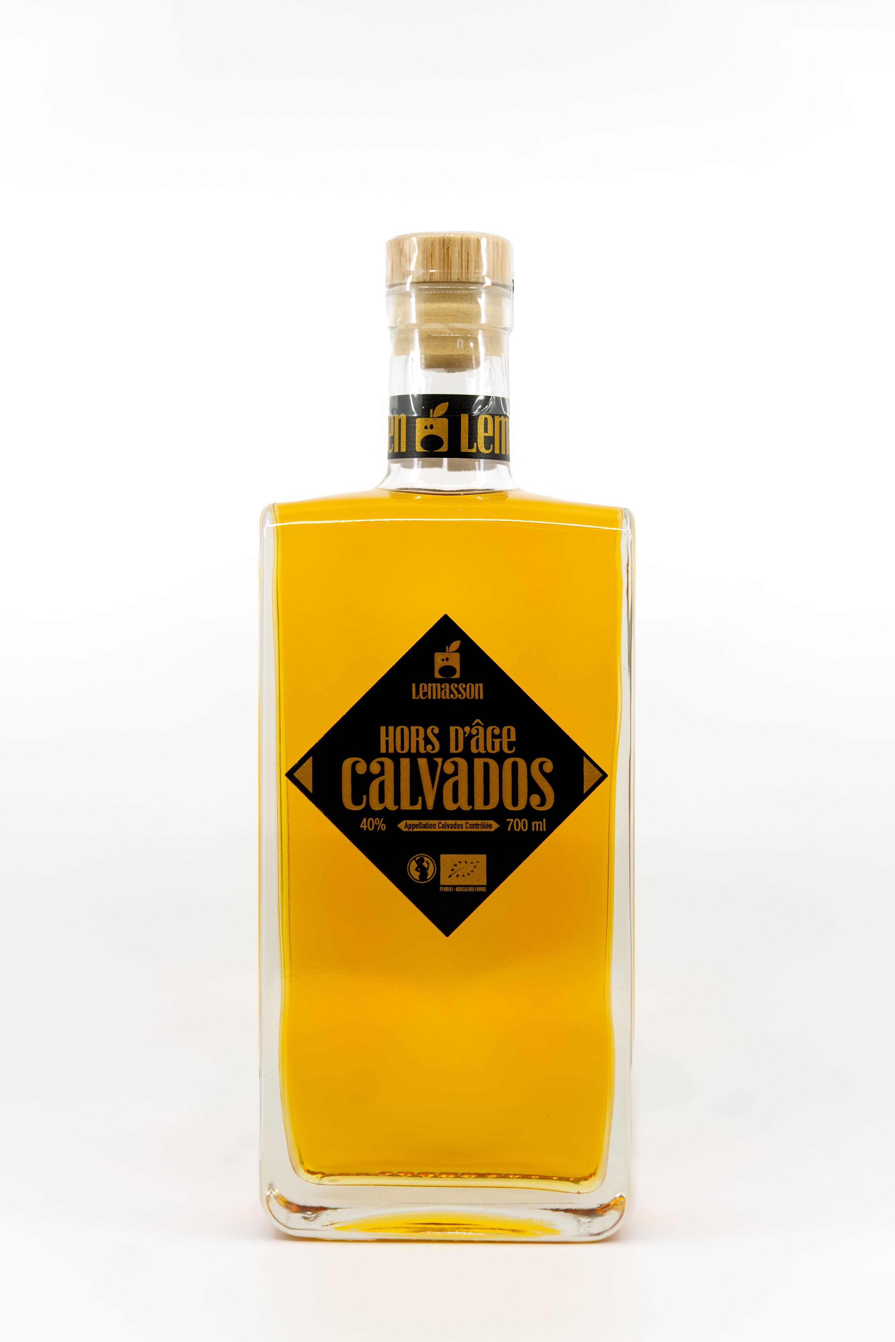 Lemasson organic aged Calvados, 6 years, 70 cl