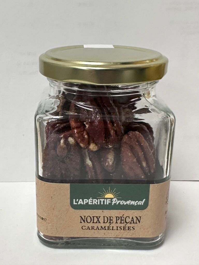 Noci pecan caramellate, barattolo da 110 g