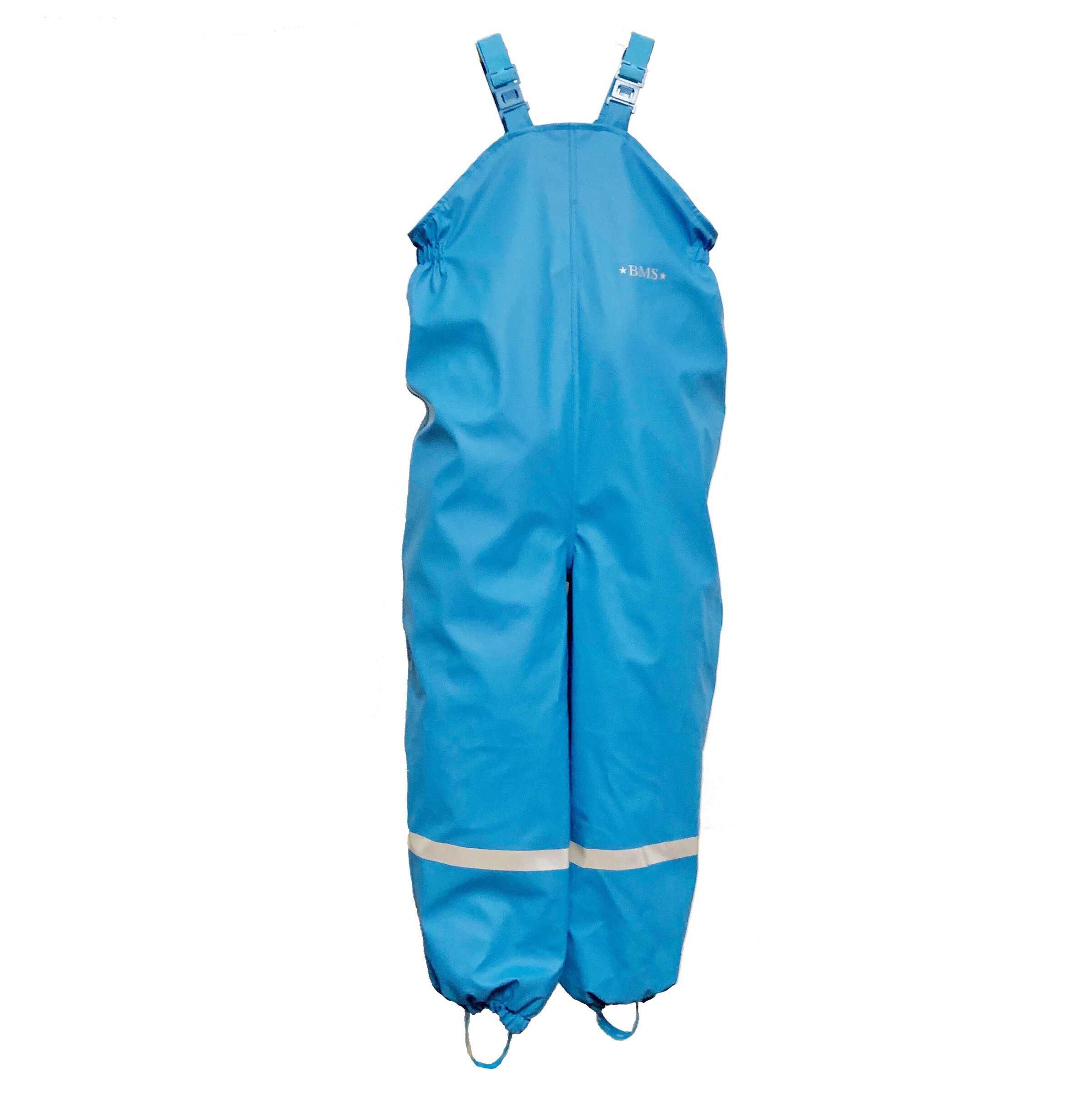 Peto impermeable con forro polar - azul claro