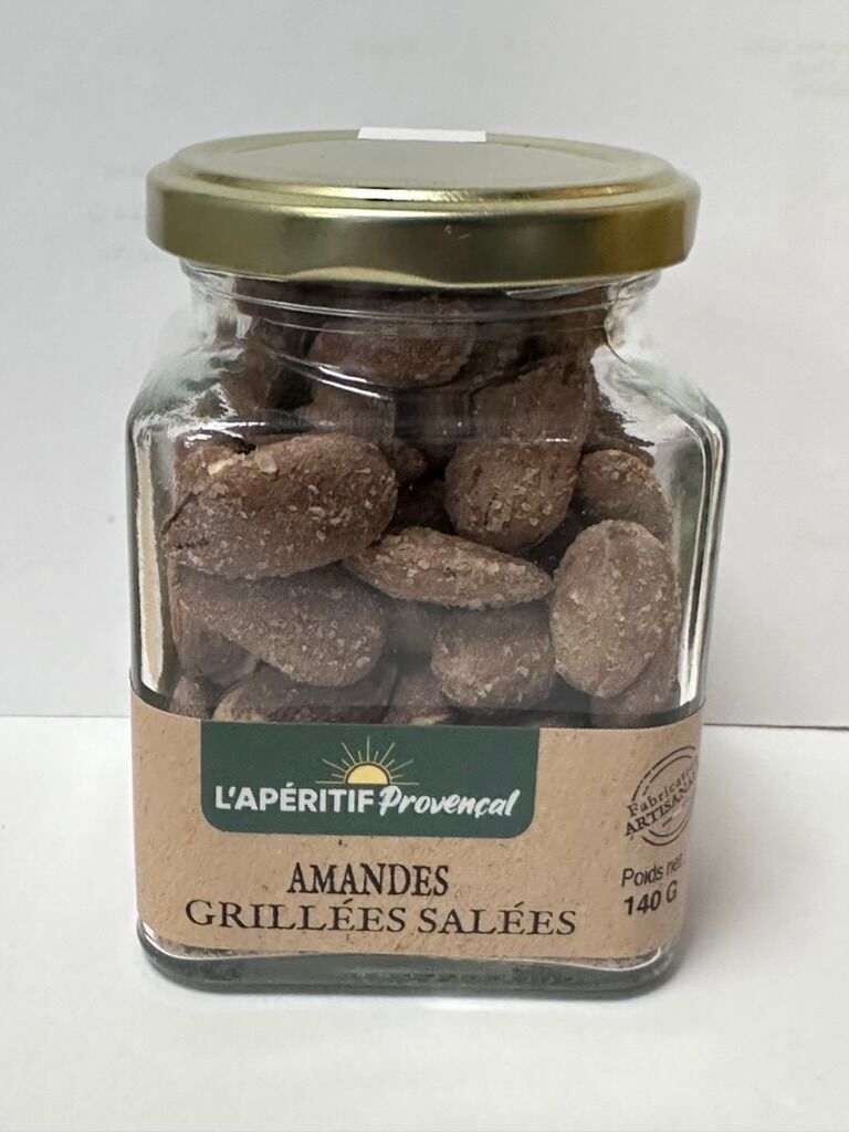 Mandorle tostate salate, barattolo da 140 g