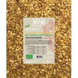 Granola de mantequilla de almendras y vainilla - 1 kg -