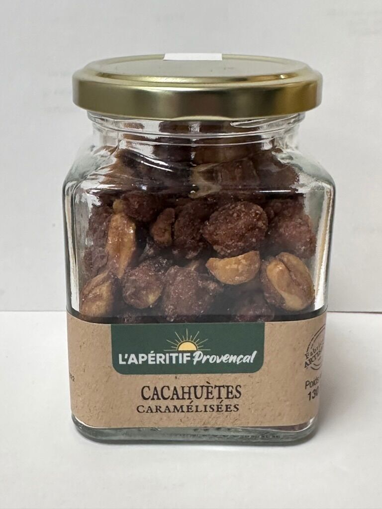 Arachidi caramellate, barattolo da 130 g