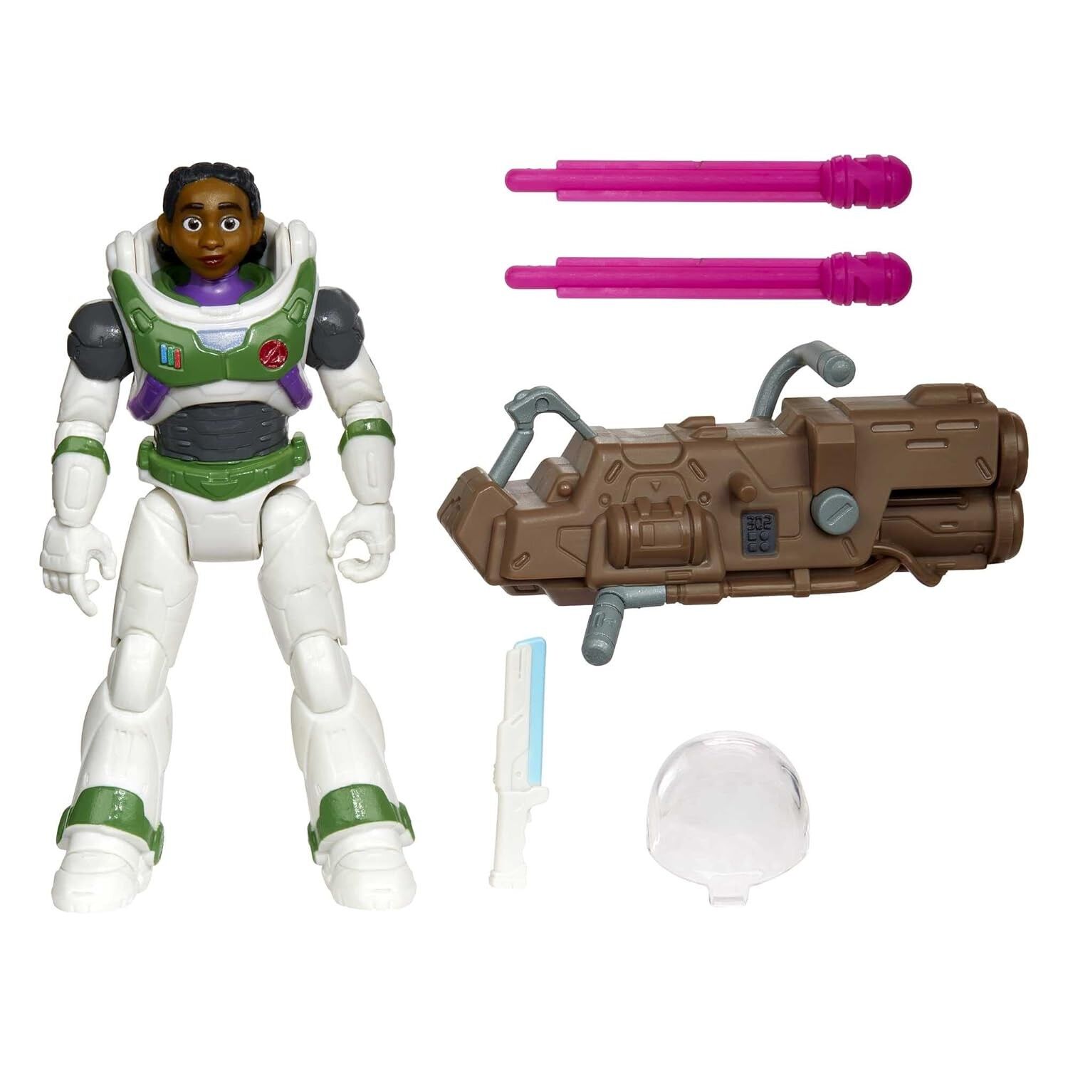 Buzz Lightyear Buzz l’Éclair Figur Articulée Izzy Hawthorne mit 12 Artikulationspunkten, Laserstrahlbewegung und Zubehör, Kinderspiel, seit 4 Jahren