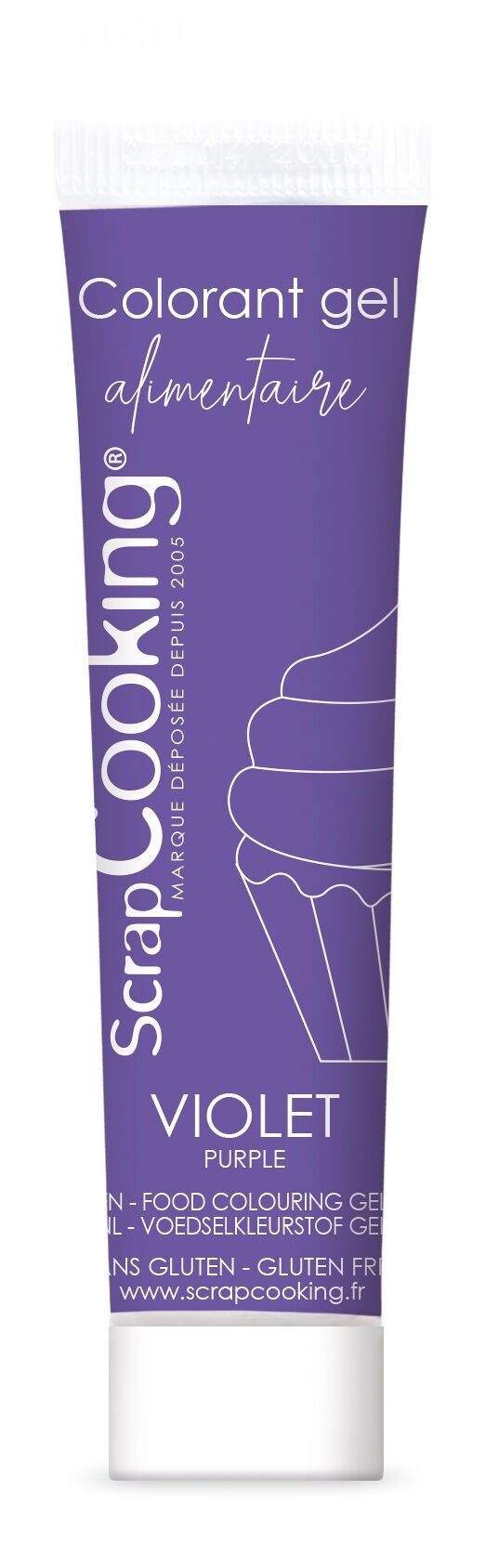 Colorante en gel morado 20 g