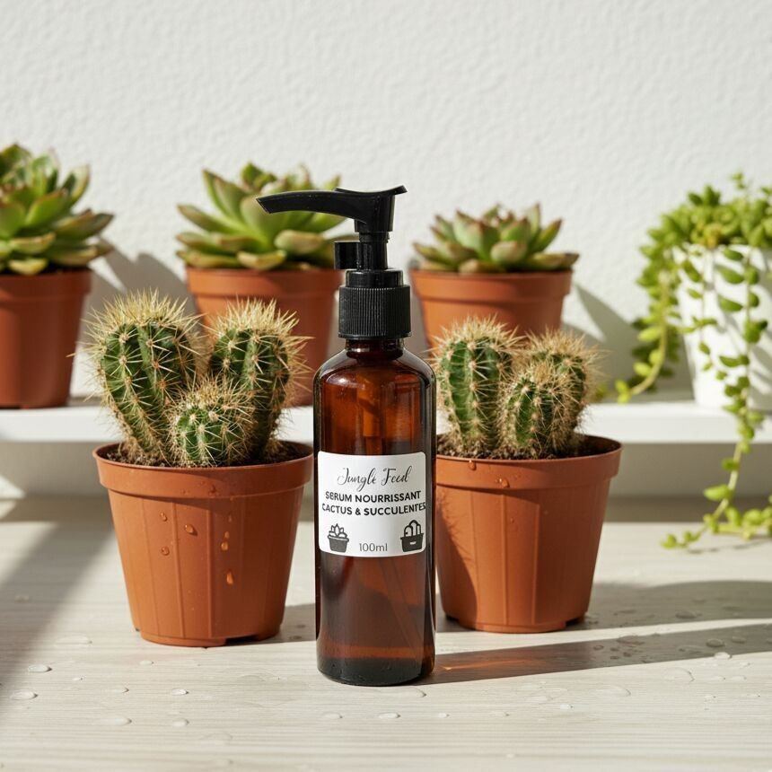Engrais bio nourrissant cactus & succulentes 100ml LOT DE 20