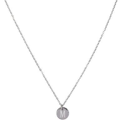 Collana con iniziale Jozemiek con lettera M, Argento