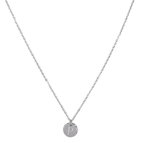 Jozemiek initiaal ketting met letter P, Silver