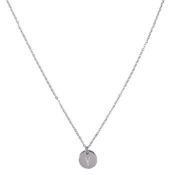 Collier initiale Jozemiek avec lettre Y, Argent