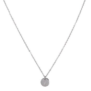 Collier initiale Jozemiek avec lettre Z, Argent