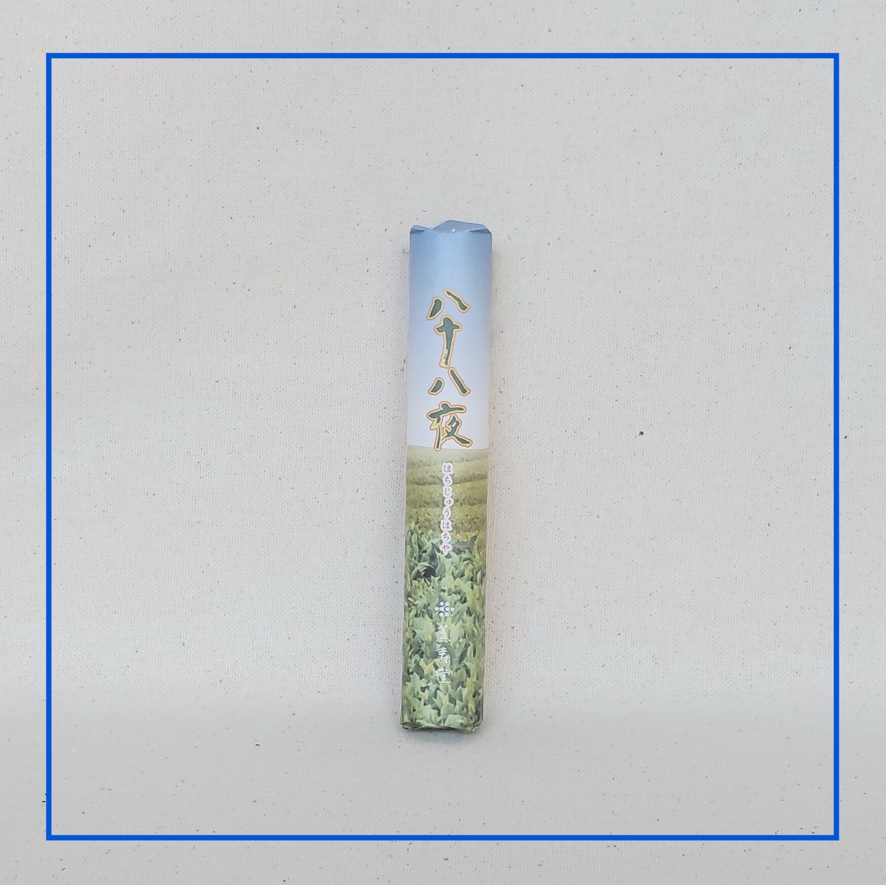 Japanese Green Tea Matcha Incense - "Hachi Jyu" (60 bât. ) 