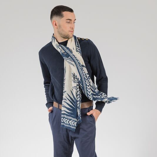 Sciarpa da uomo in cotone SERAPHIN