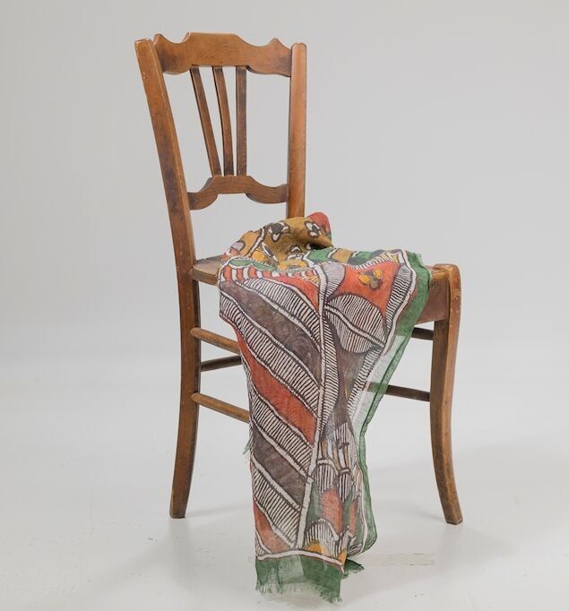 Men's linen and cotton scarf SHIVA