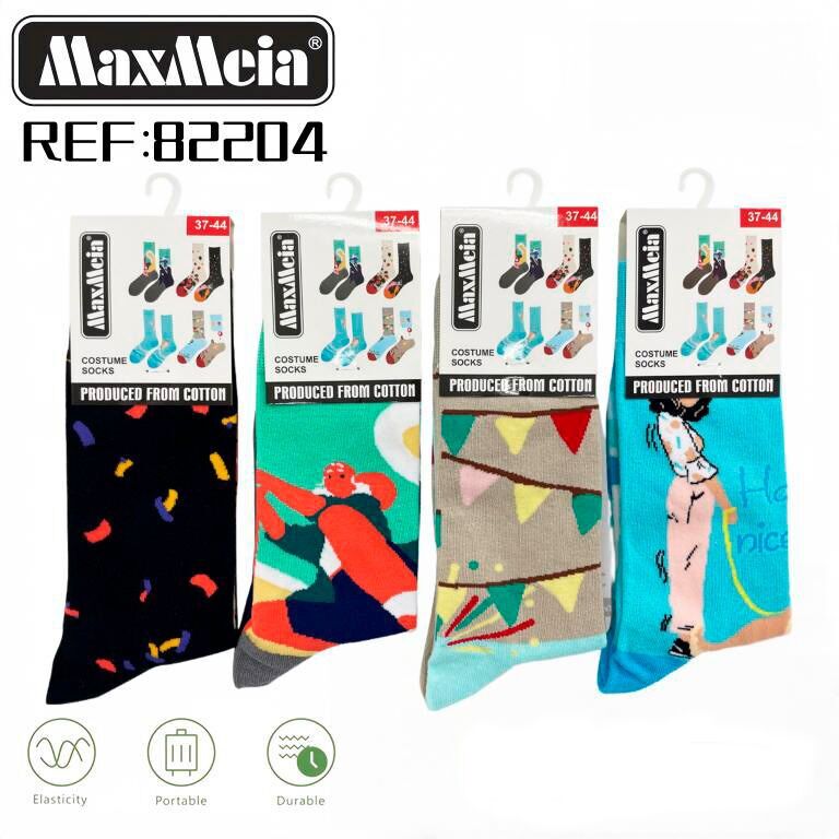 Calzini di cotone lunghi, elastici e resistenti