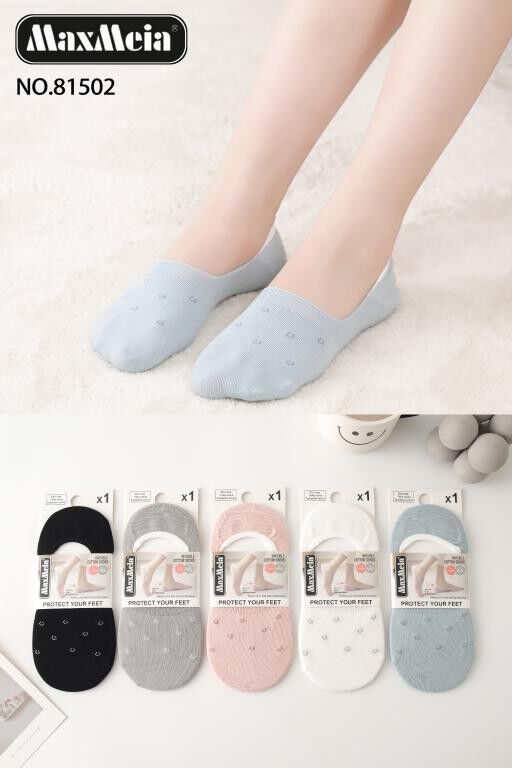 Calzini invisibili in cotone da donna. Saldi