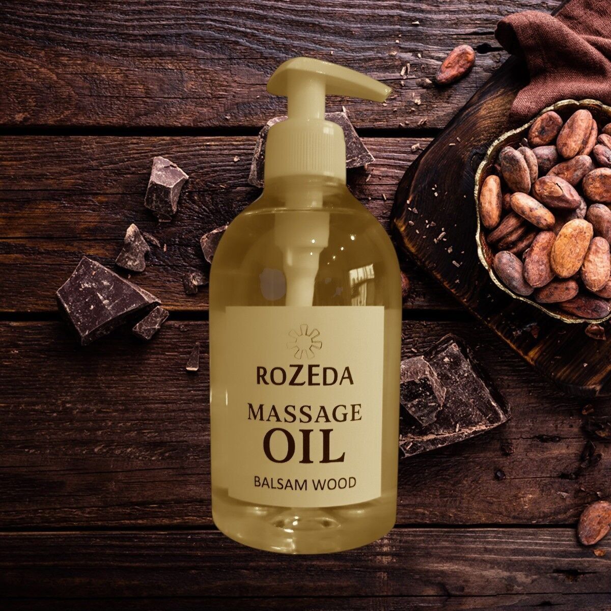 Aceite de masaje profesional, 500 ml - Madera de bálsamo