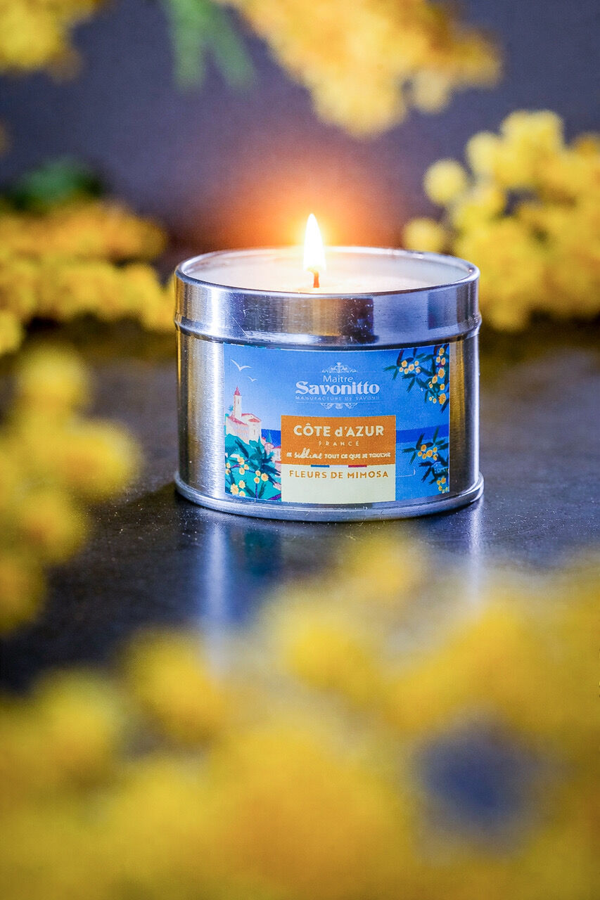 Mimosa Candle X Côte d'Azur France