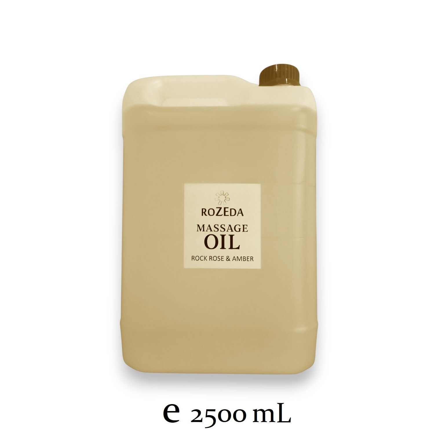 Professional Massage Oil, 2500 ml - Rock Rose & Amber