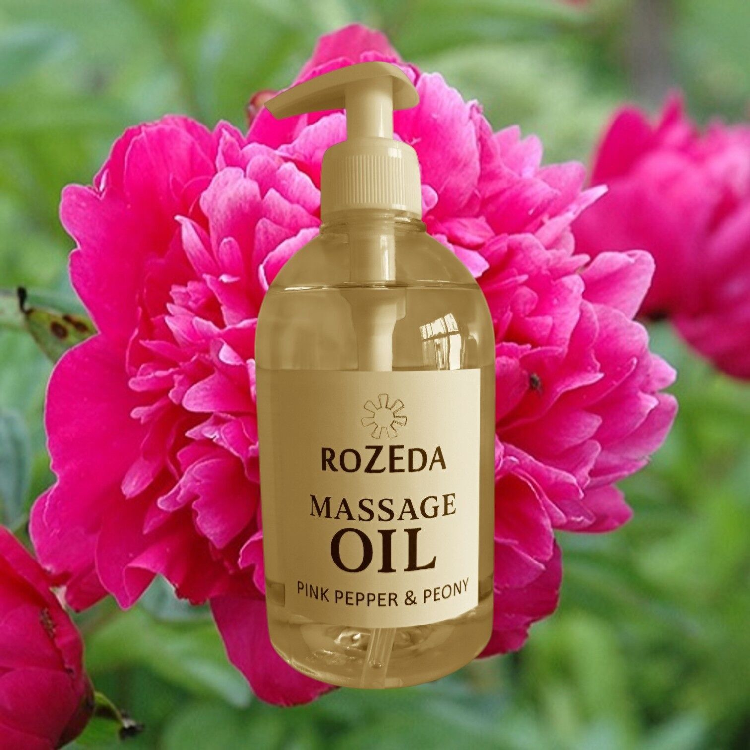 Professional Massage Oil, 500 ml - Pink Pepper & Peony