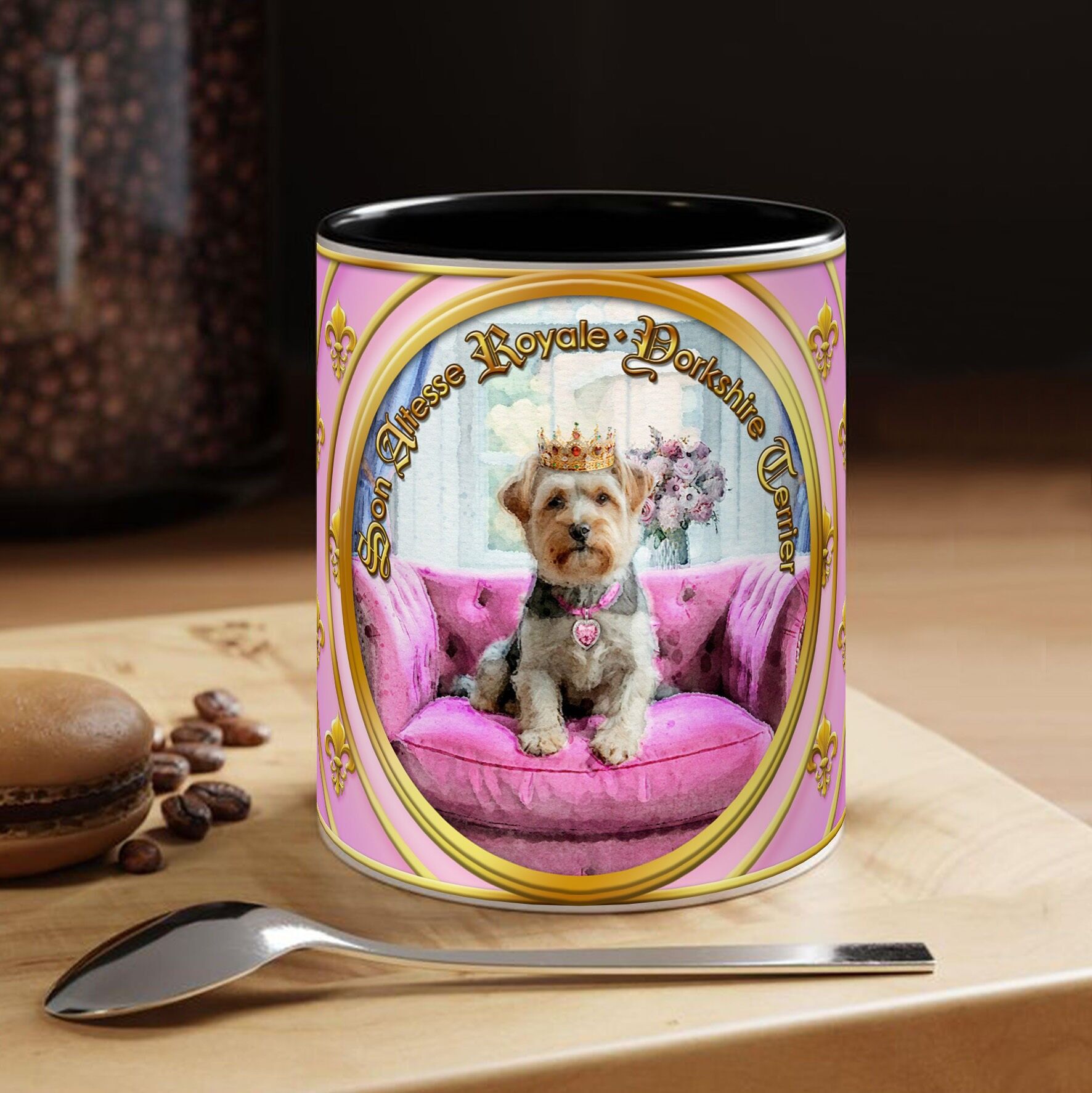 TAZZA - Cane - YORKSHIRE - Colleziona."Sua Altezza Reale"