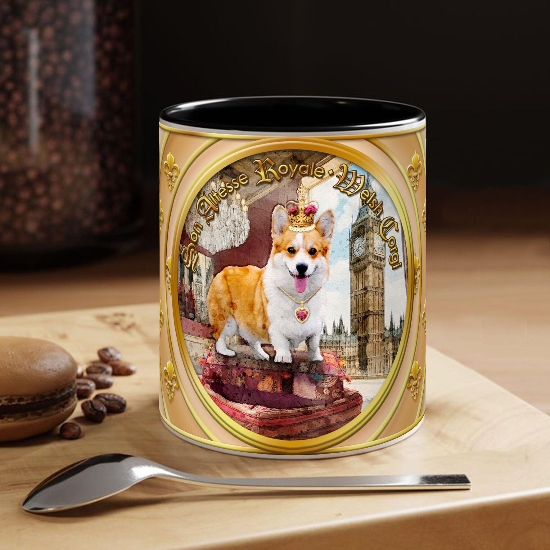 TASSE - Hund - WALISISCHER CORGI - Sammeln.„Seine Königliche Hoheit“