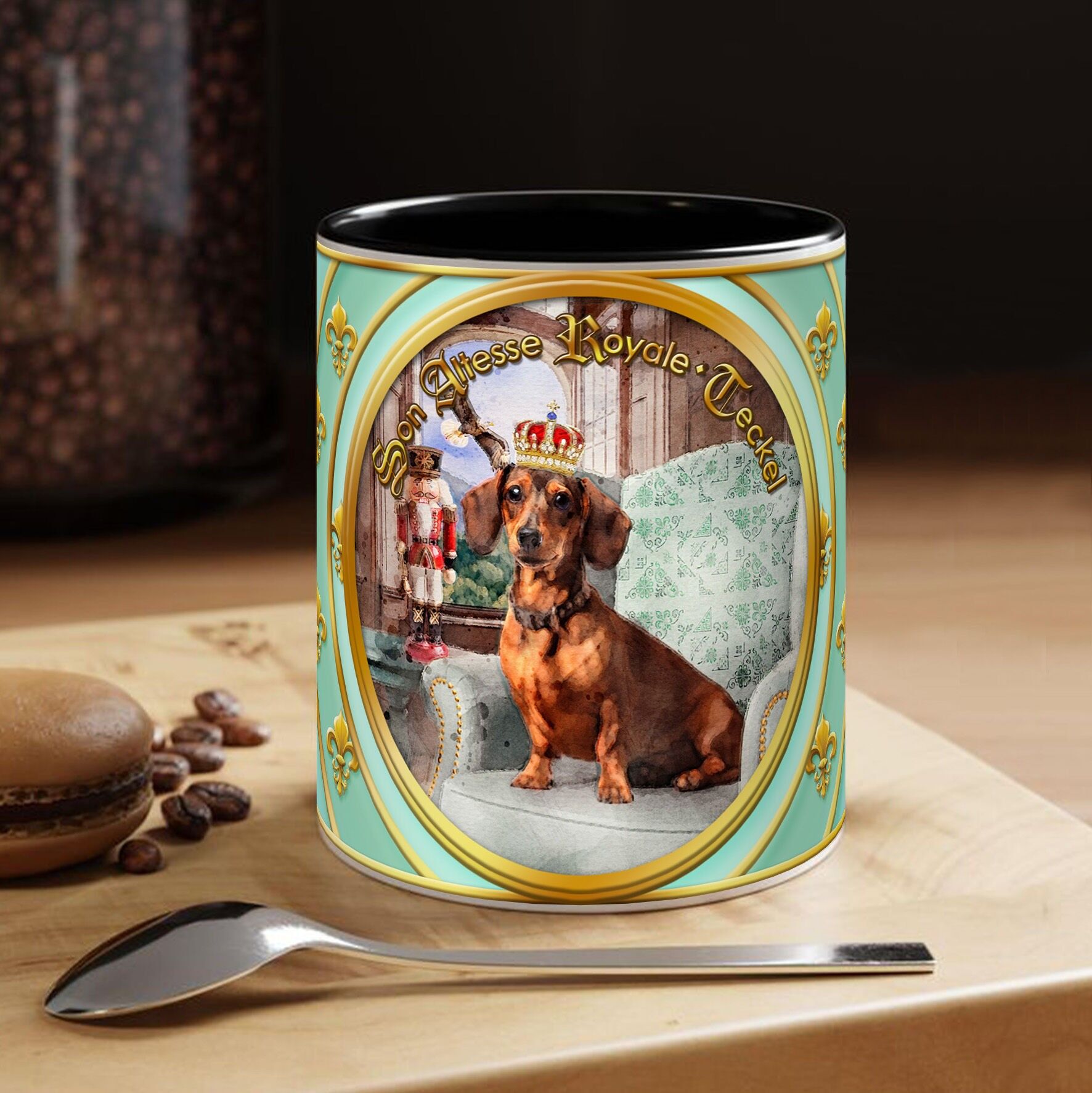 TASSE - Hund - DACHSHUND - Sammeln.„Seine Königliche Hoheit“