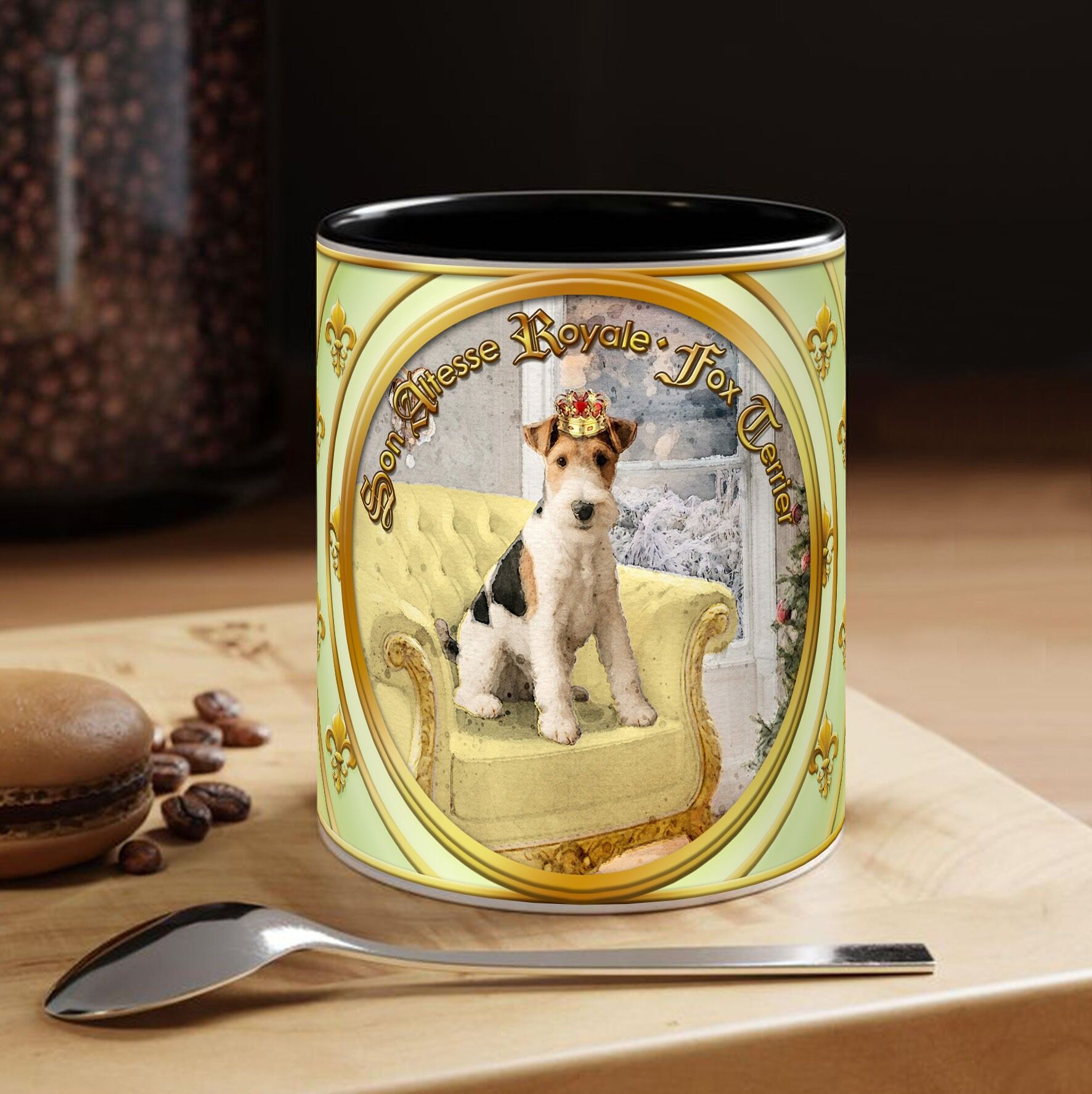 MUG - Hund - FOX TERRIER - Sammeln.„Seine Königliche Hoheit“