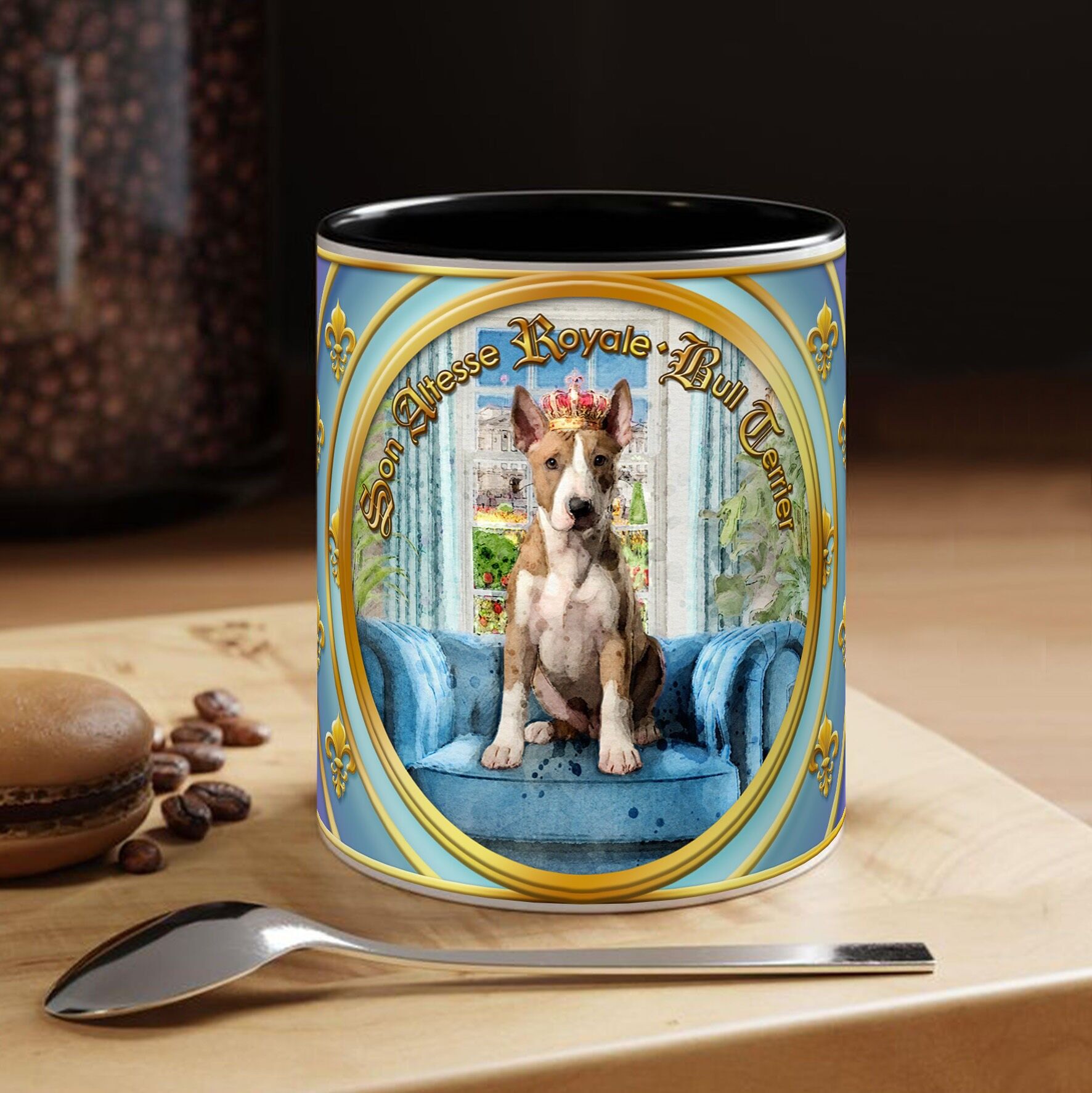 MUG - Hund - BULL TERRIER - Sammeln.„Seine Königliche Hoheit“