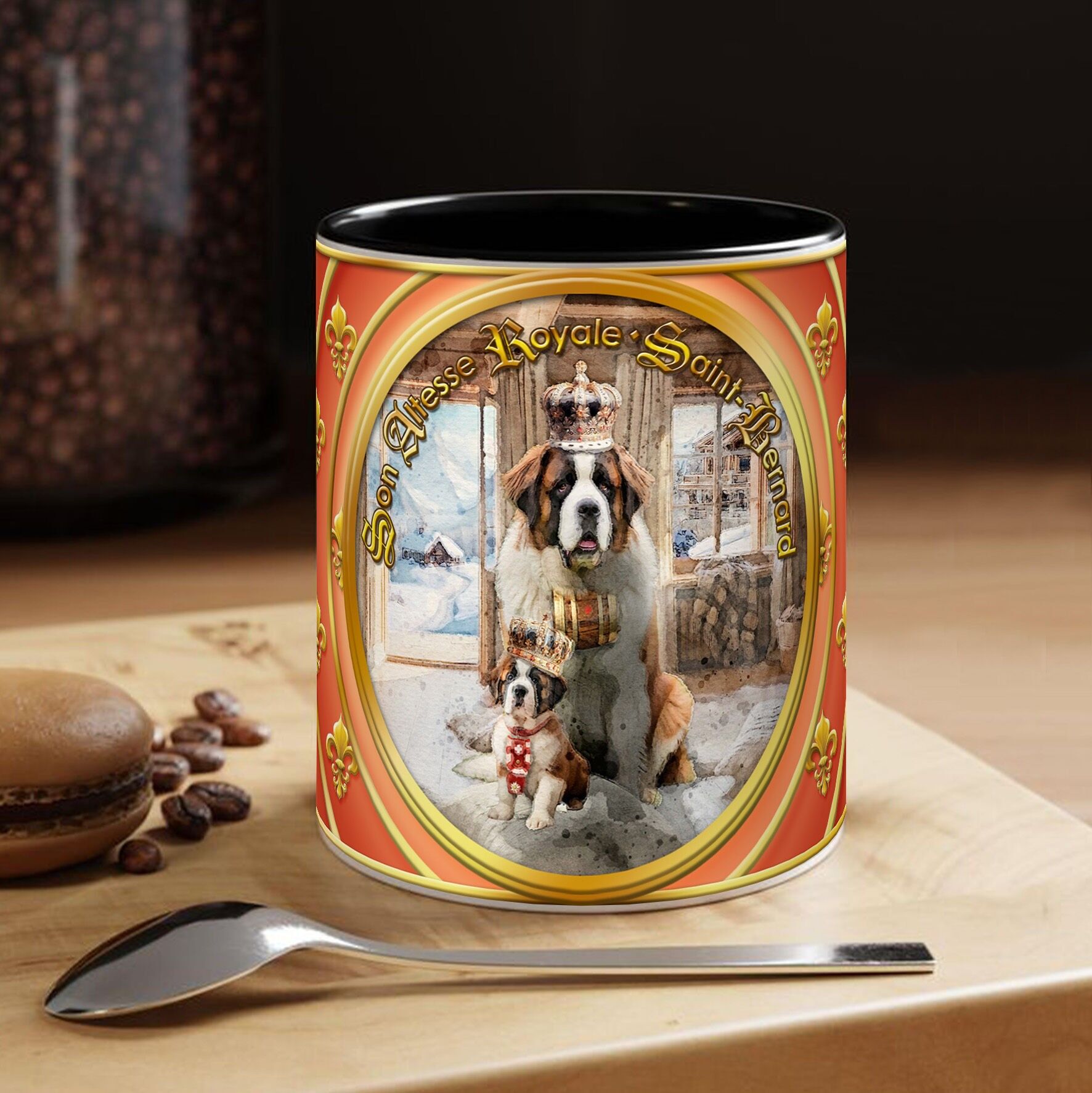 MUG - Dog - SAINT BERNARD - Collect."His Royal Highness"