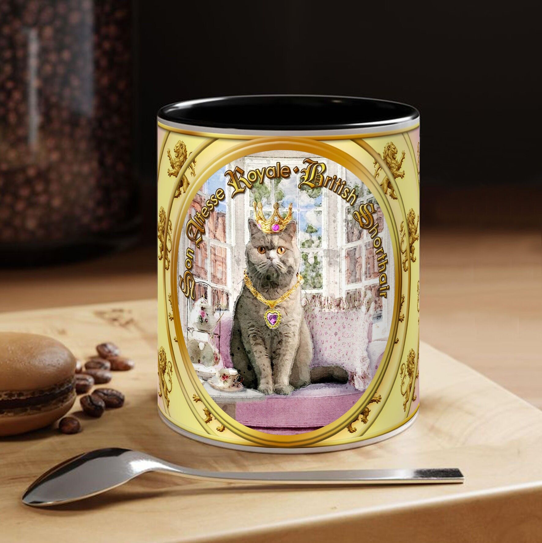 TASSE - Katze - BRITISH SHORTHAIR - Sammeln.„Seine Königliche Hoheit“