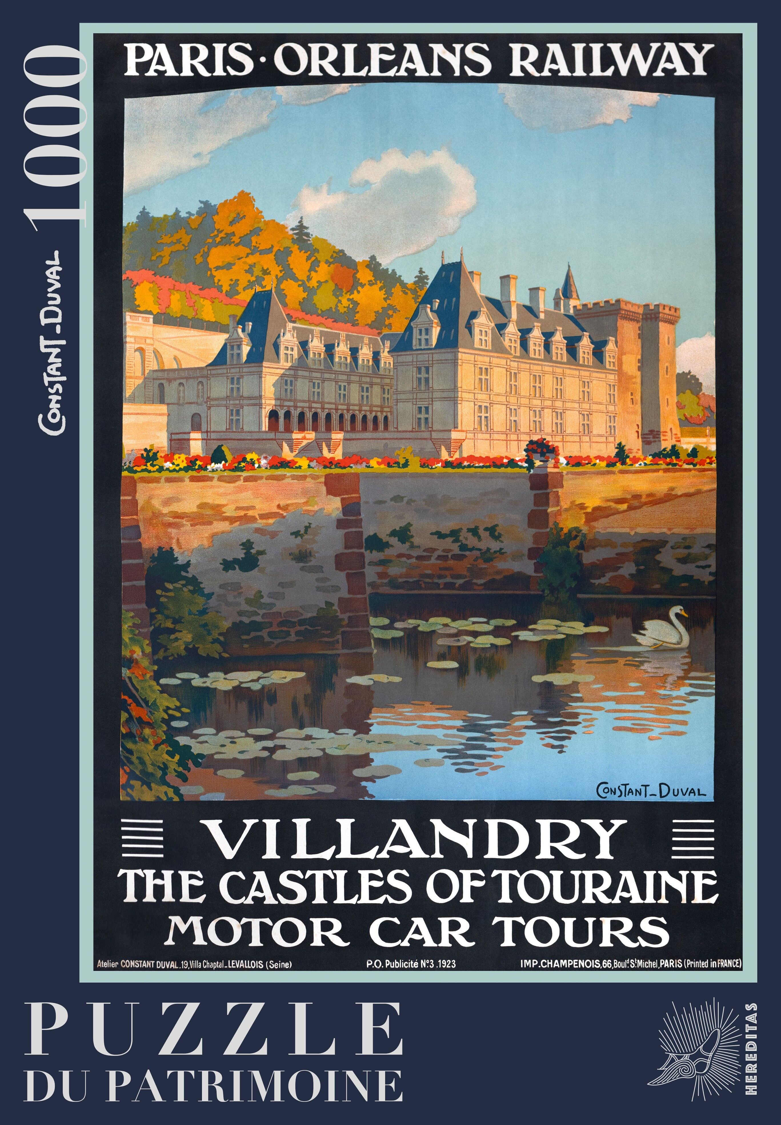 1000-piece puzzle - Château de Villandry by Constant-Duval