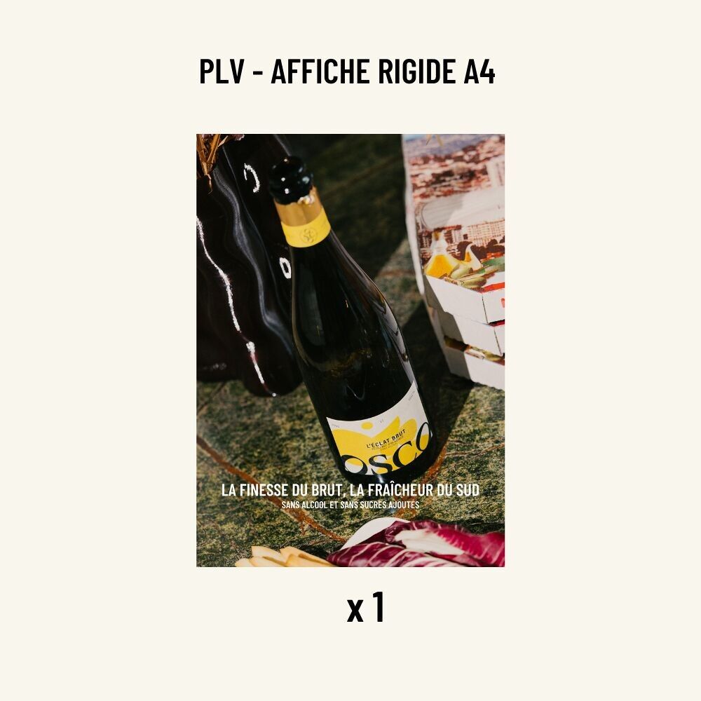 OSCO POS - Poster A4 L'Eclat Brut