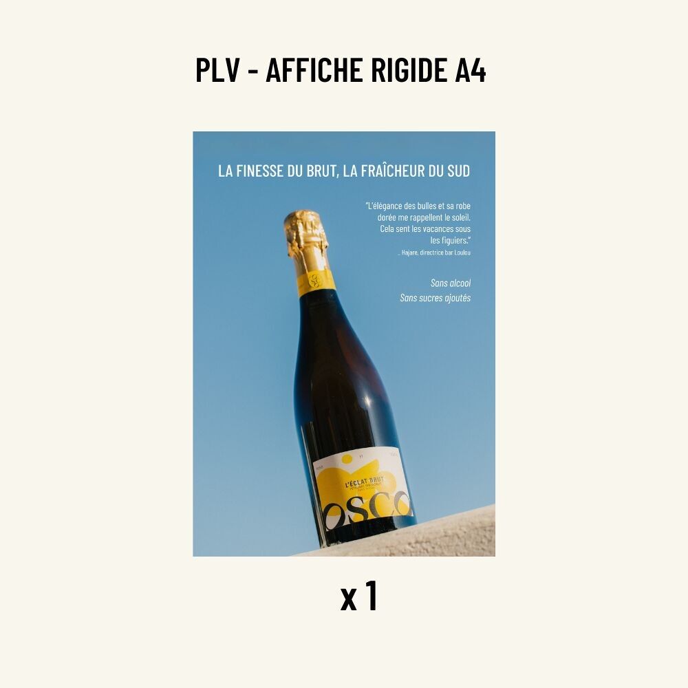 OSCO POS - A4-Poster L'Eclat Brut