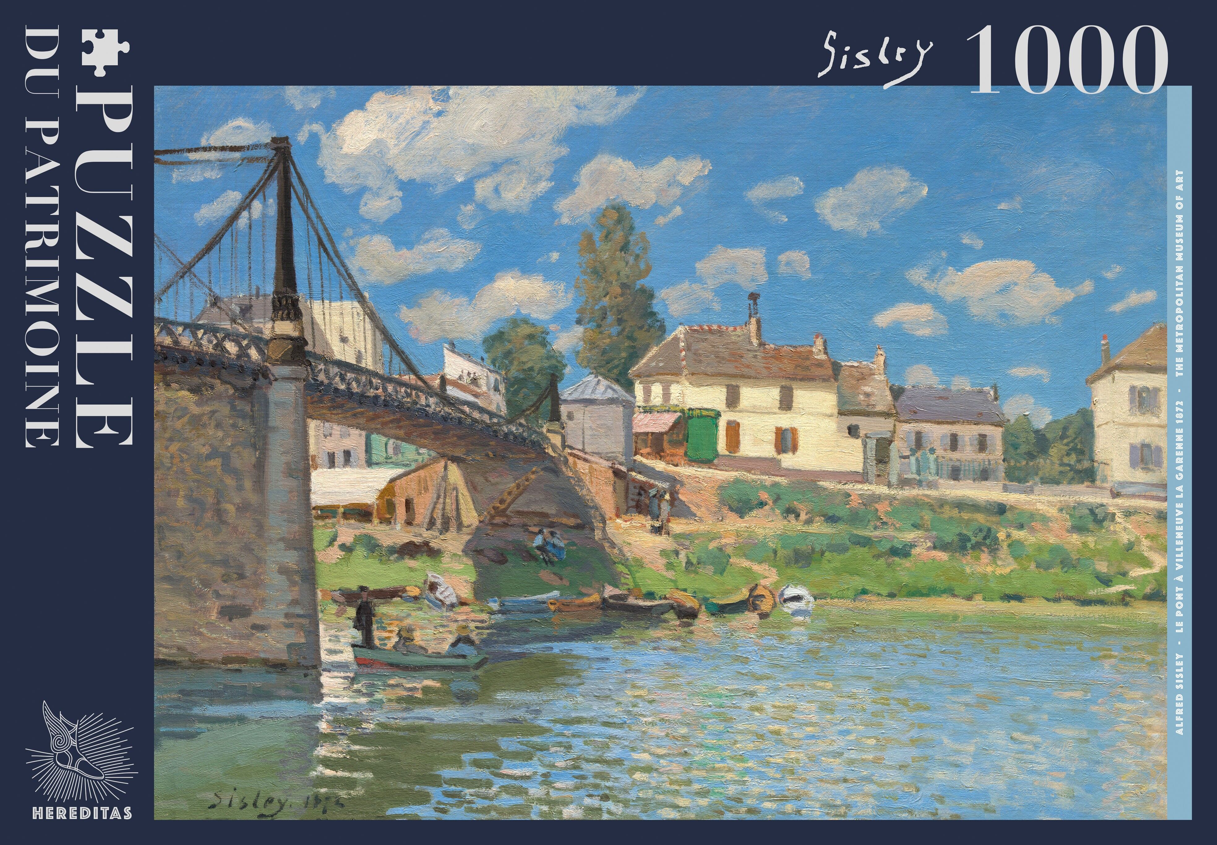 1000-piece puzzle - Villeneuve la Garenne by Alfred Sisley