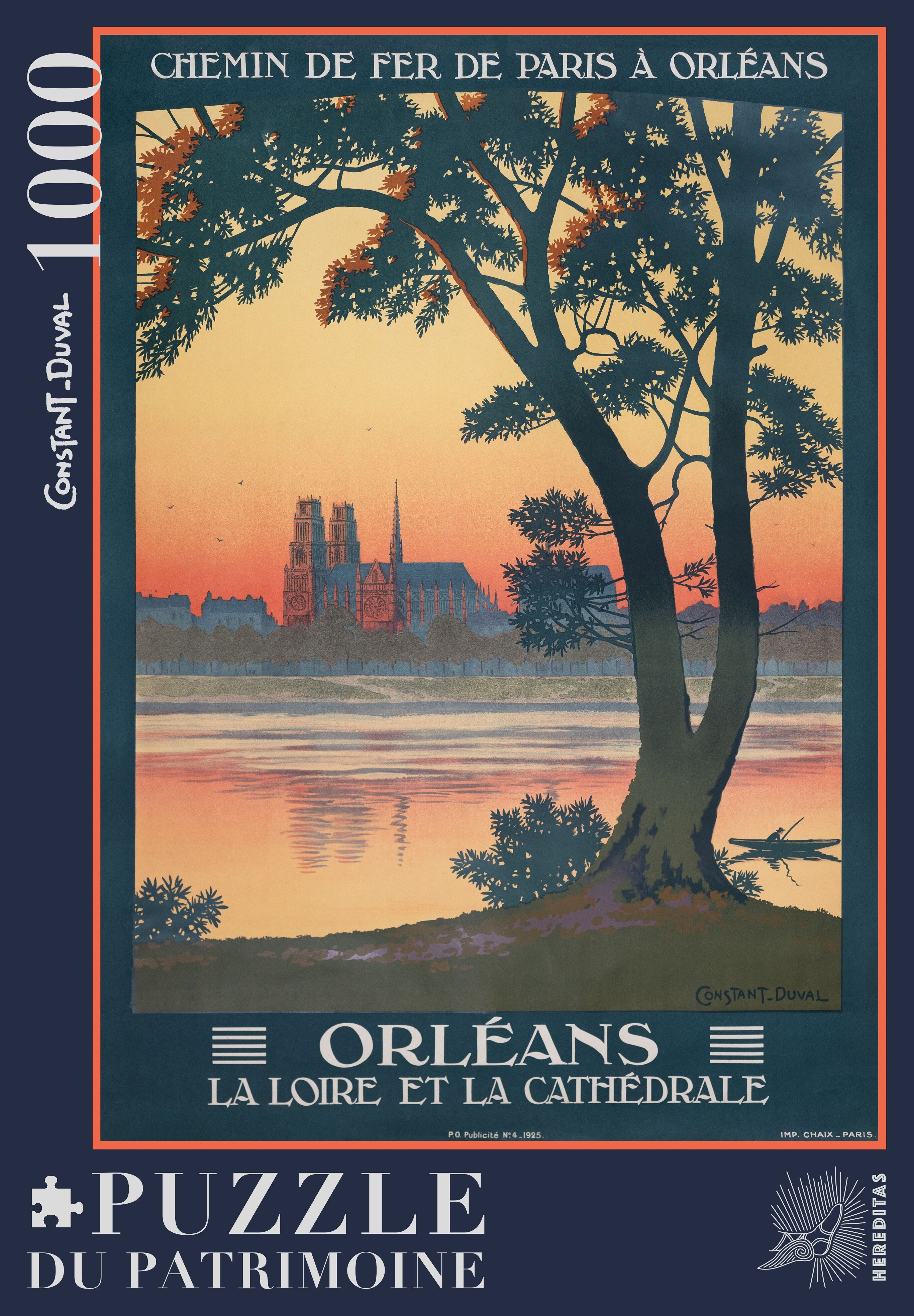 1000-piece puzzle - Orléans by Constant-Duval