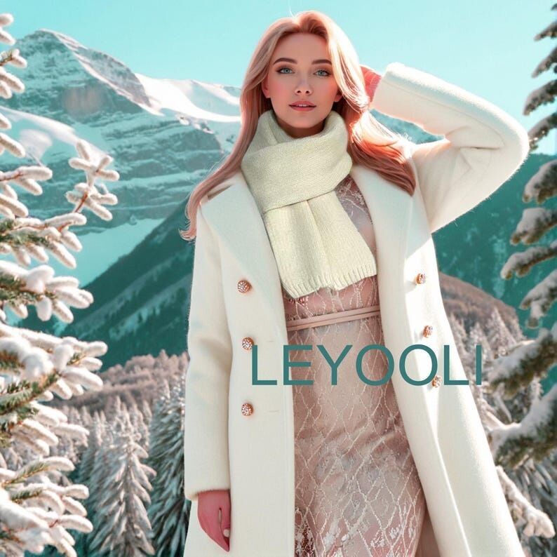 Bufanda blanca tejida a mano, hilo de algodón, cálida bufanda de invierno (165 x 22 cm)