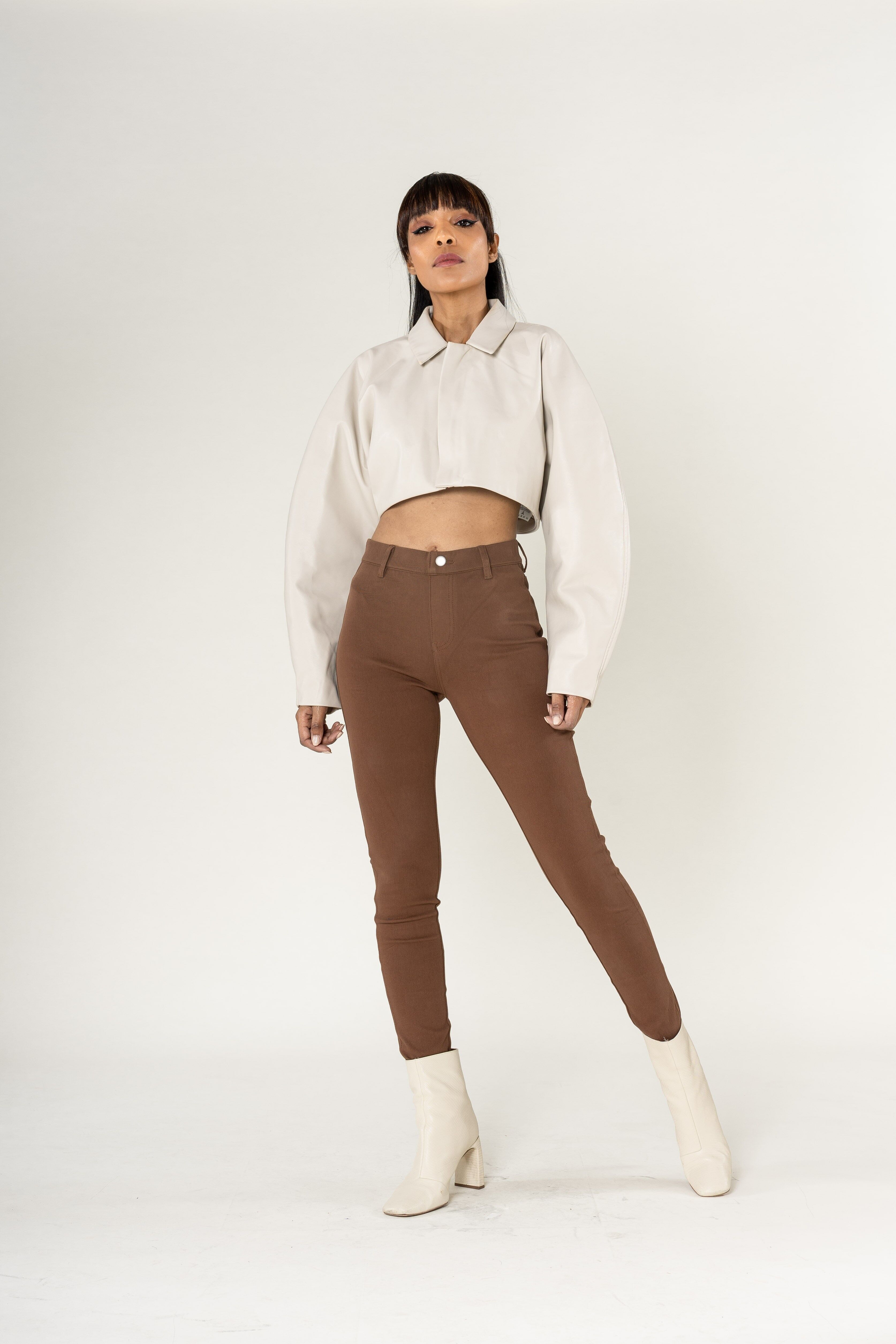 Leggings super elasticizzati con comodo elastico in vita A006