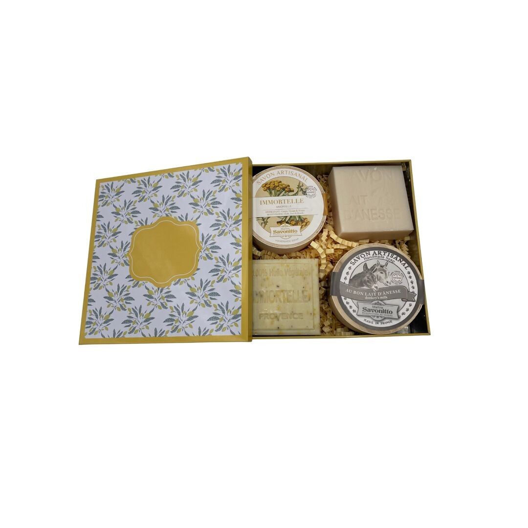 New ✨Metal box: donkey milk & immortelle