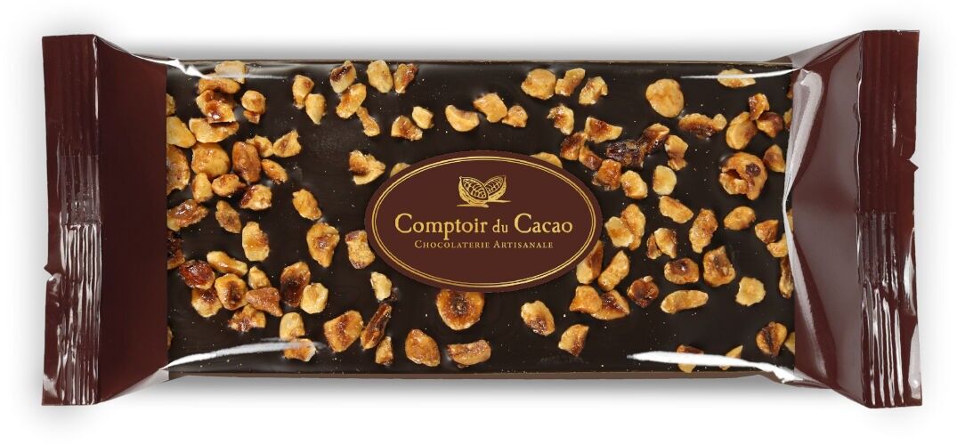 Dark Chocolate with Caramelized Hazelnut 70g
