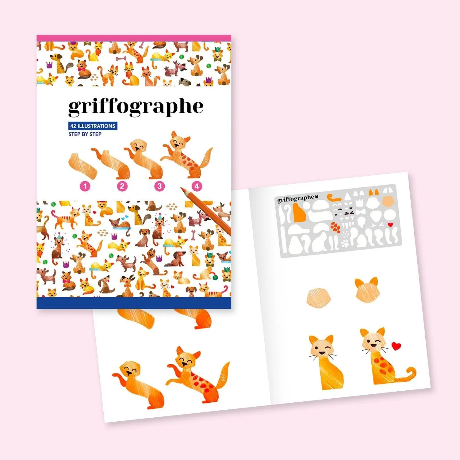 Buy wholesale Drawing tutorial booklet - Cats + Dogs