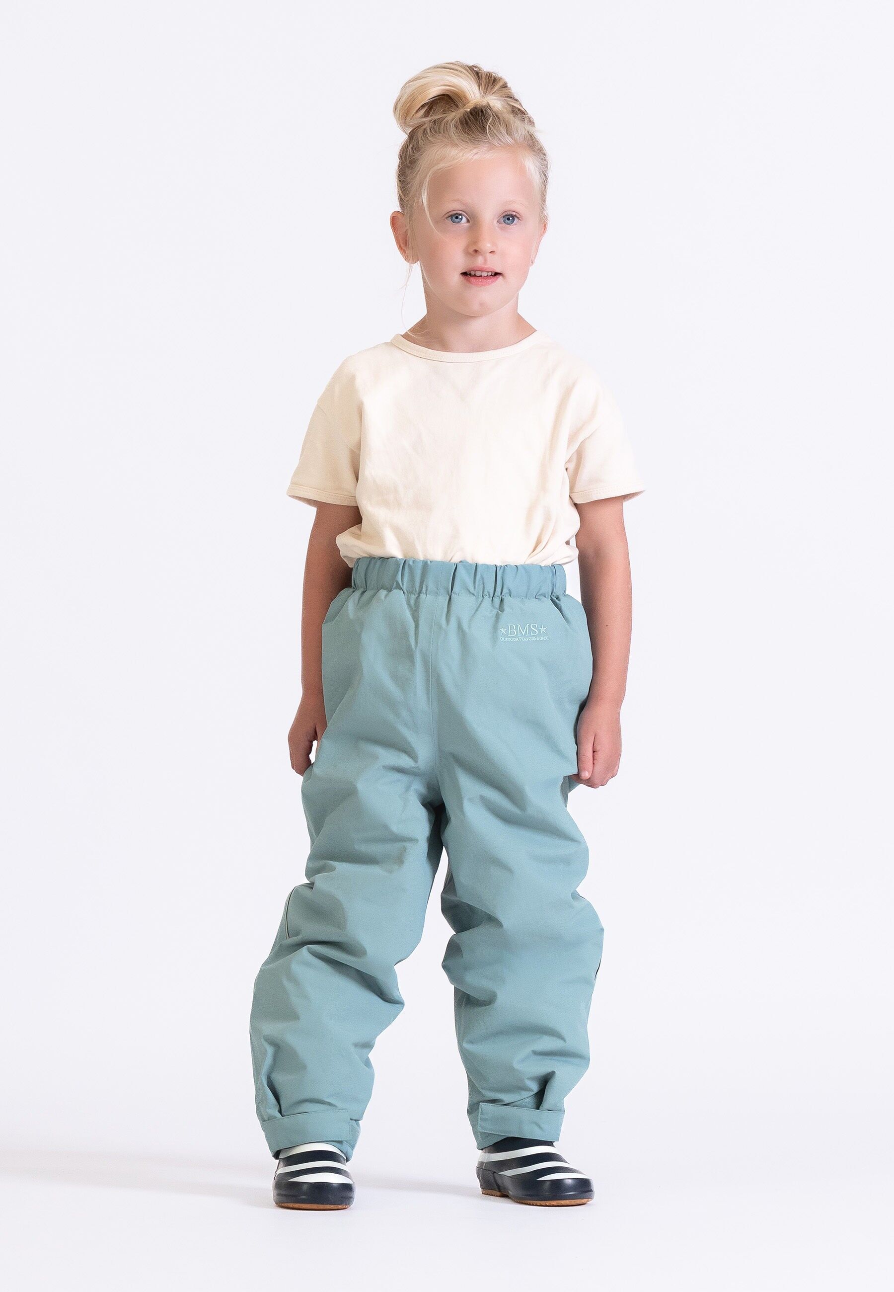 Pantalones de nieve transpirables e impermeables - azul humo