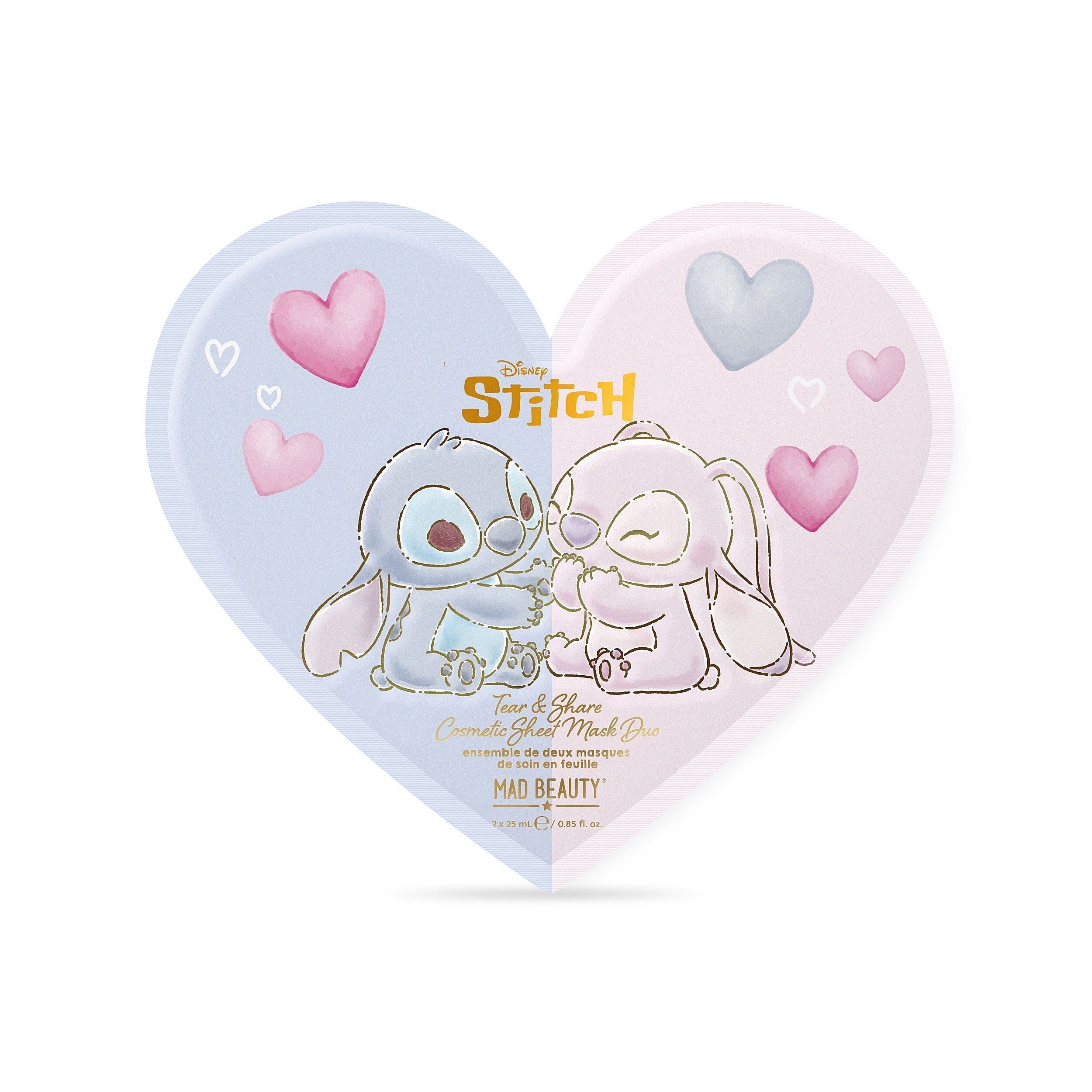 Duo di maschere cosmetiche in fogli I Heart Stitch