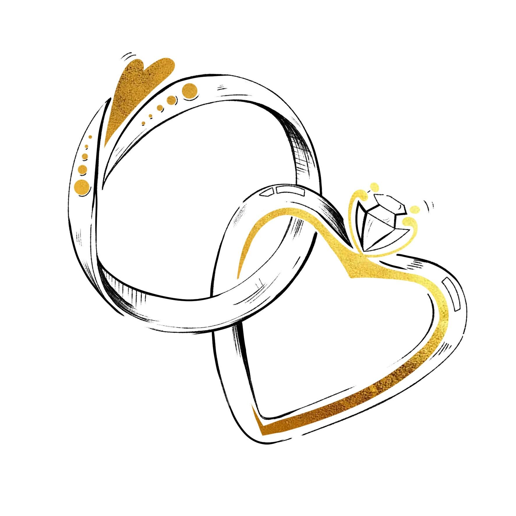 Temporary Wedding Tattoos: Wedding Rings