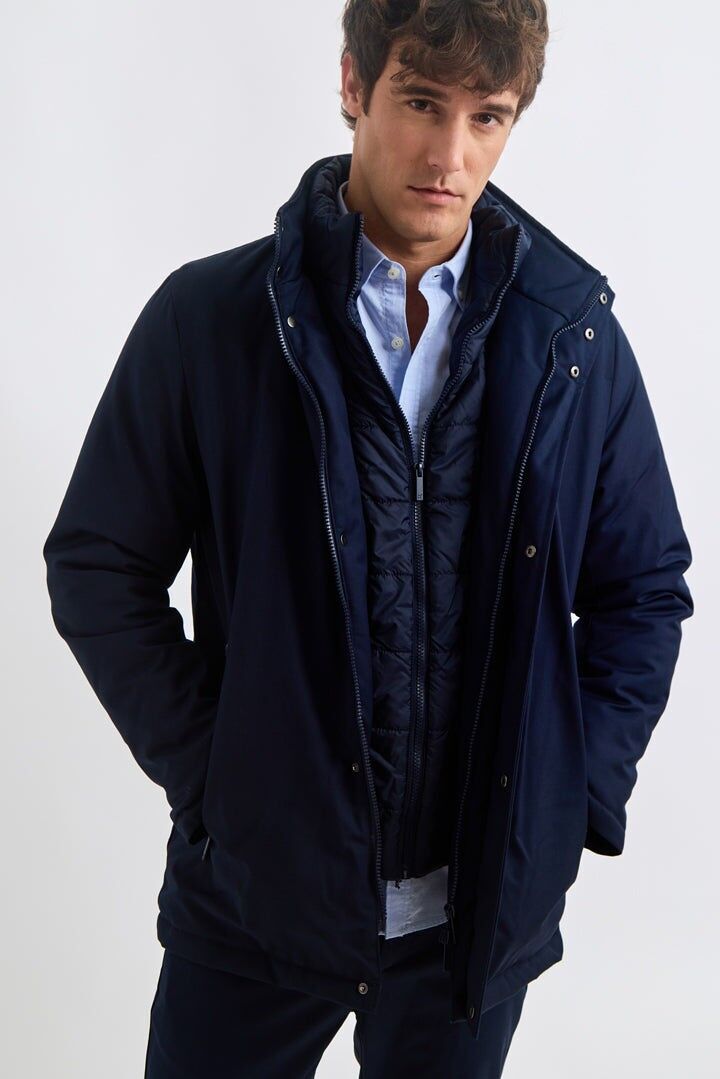 Manteau en tissu technique